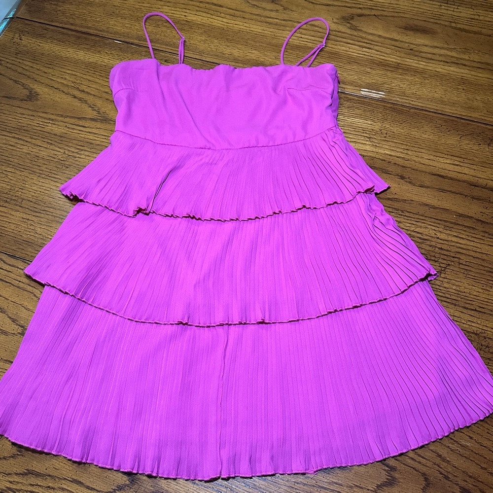 TCEC Ruffle Above Mini Dress Size Large